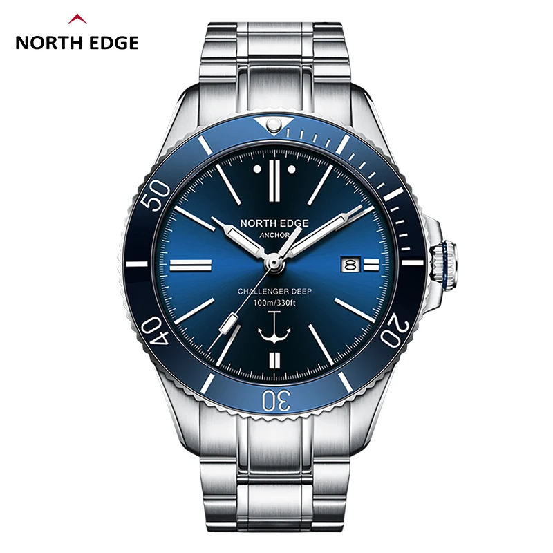 NORTH EDGE ANCHOR 42MM Men Mechanical Wristwatch Luxury Sapphire Glass MIYOTA…