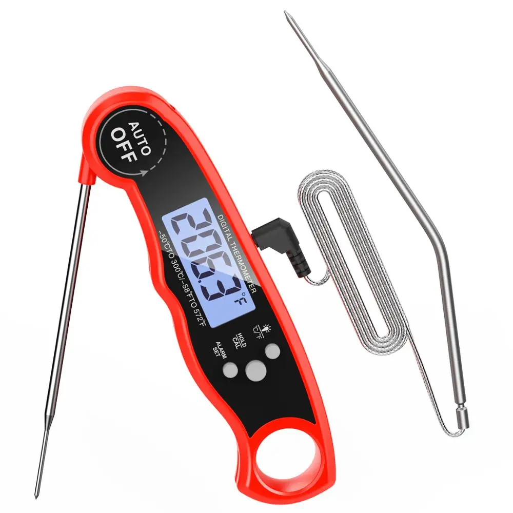 ORIA Food Thermometer Digital Kitchen BBQ Thermometer Meat Water Milk Cooking…