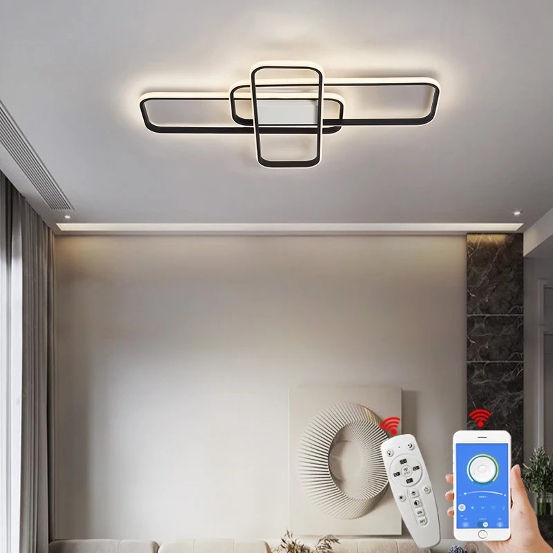 Modern LED Ceiling Lights Lamp for Living Room Bedroom Study Room Indoor…