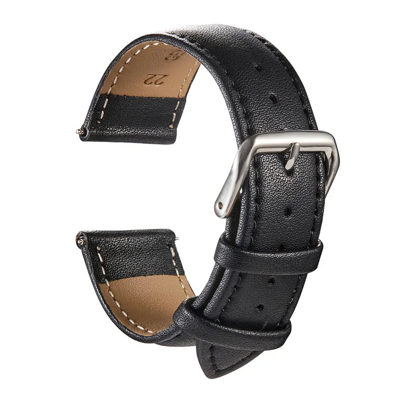 Genuine Leather Watchbands Calfskin Replace Wristwatch Straps 18mm 20mm 22mm…