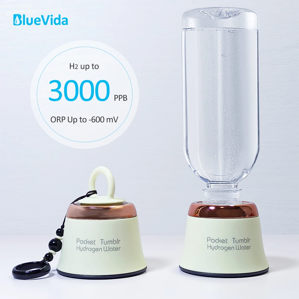 Bluevida Smallest Portable Pocket Hydrogen Rich Water Generator Bottle…