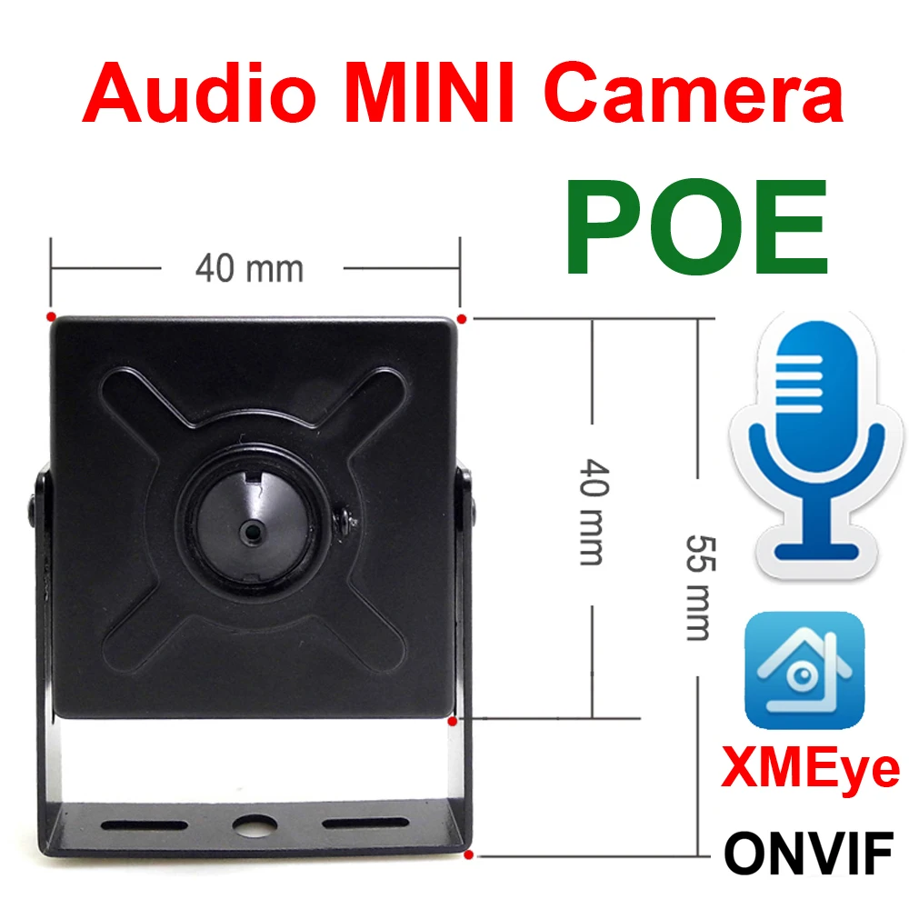 Audio Mini Ip Camera 720P 960P 1080P HD POE Cctv Security Video Surveillance…