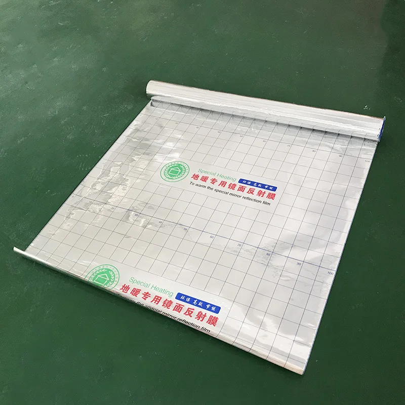 0.06mm Aluminum Foil Insulation Mirror Reflection Film for Underfloor Heating…