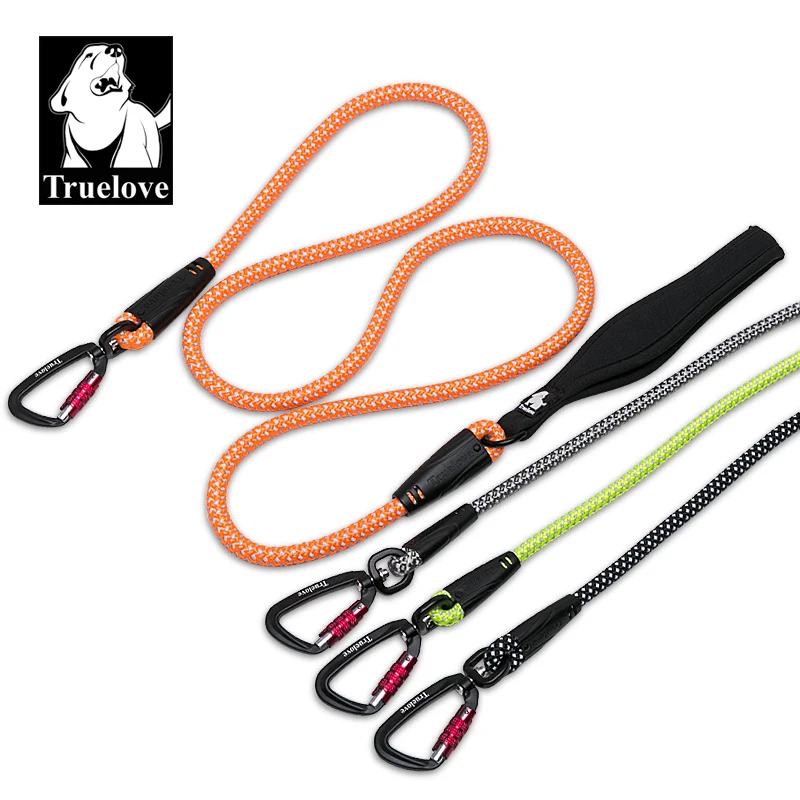 TrueLove Dog Pet Leash Nylon with Reflective Aluminum -Alloy Hook Stainless…