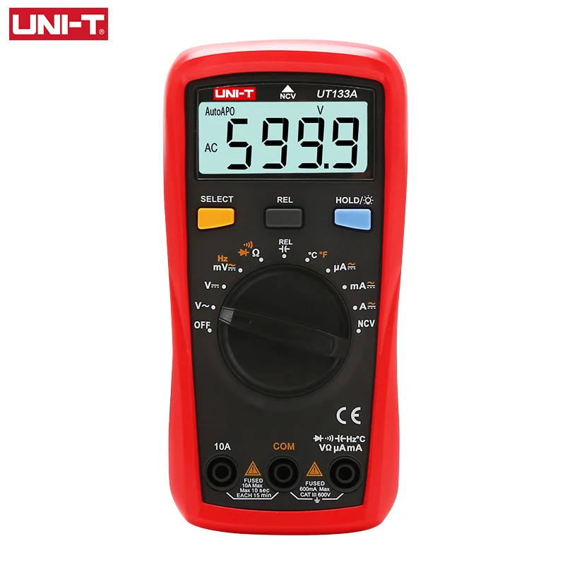 UNI-T UT133A UT133B Digital Multimeter Professional Tester AC DC Voltage…