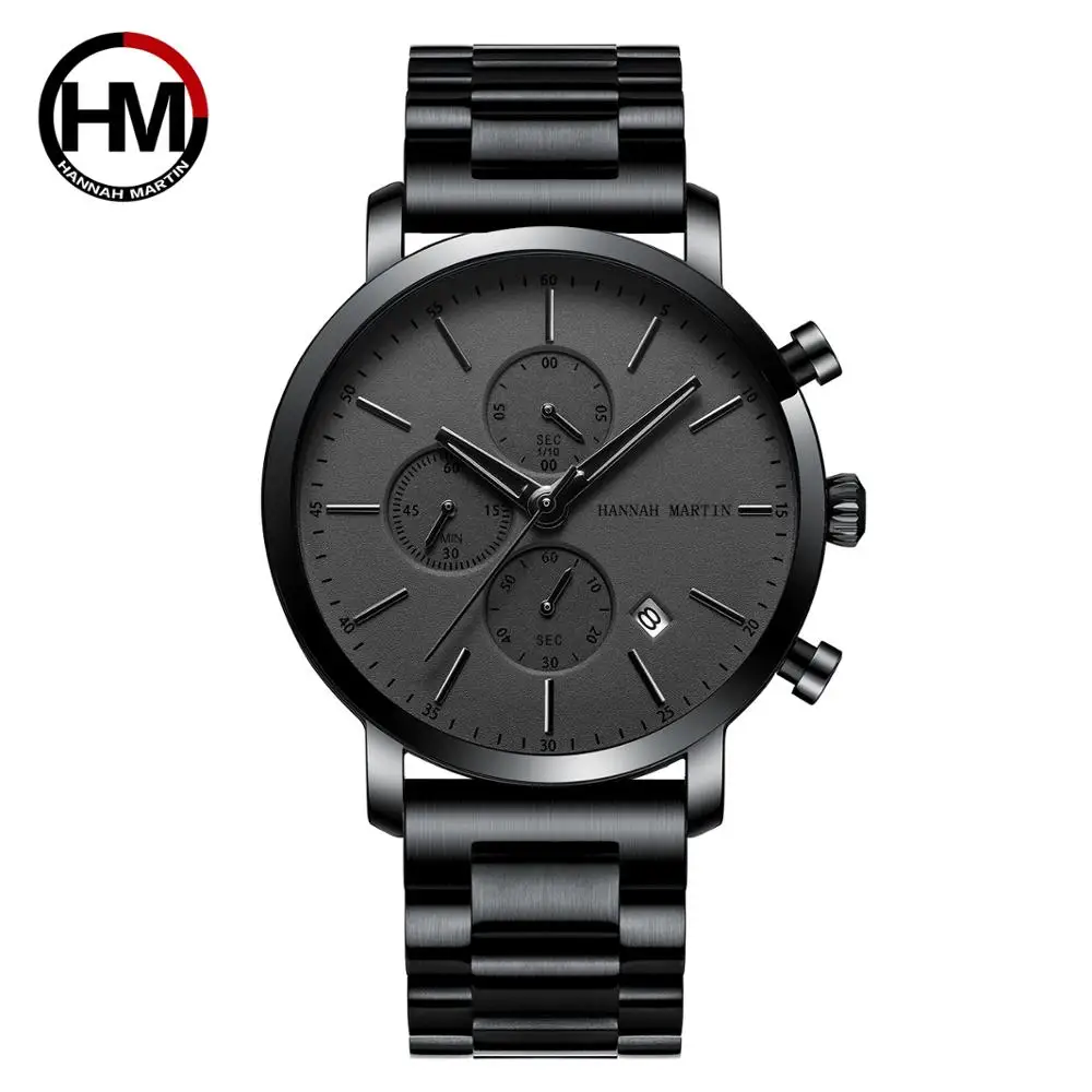 Men Watches Top Brand Fashion Multifunction Small Dial Stainless Steel Mesh…
