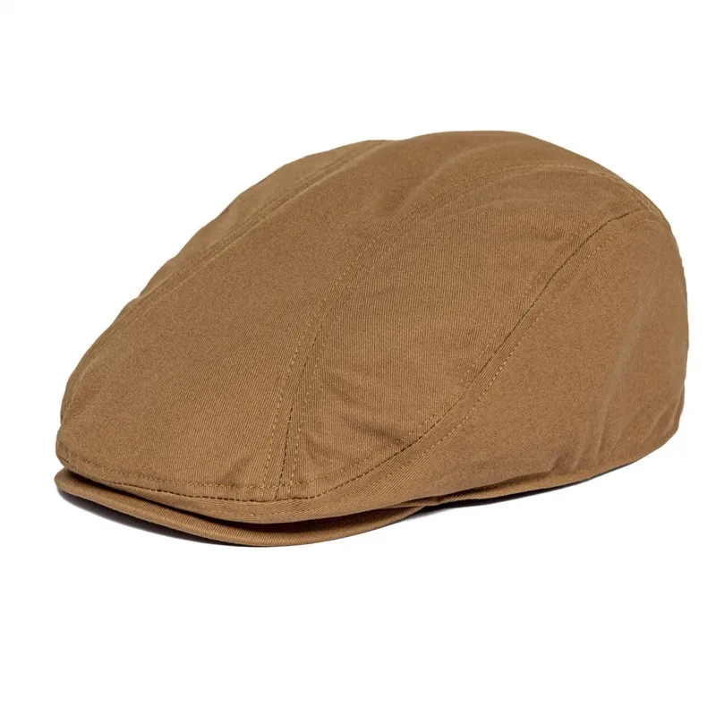 BOTVELA Men's 100% Cotton Newsboy Caps High Quality Classic Flat Cap Gatsby…