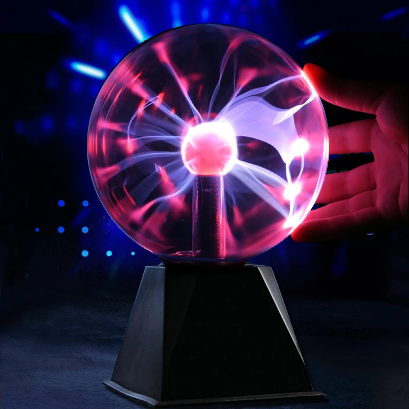 Novelty Lighting Magic Plasma Ball Lamp 3/4/5/6 Inch Night Light Lava Lamp…