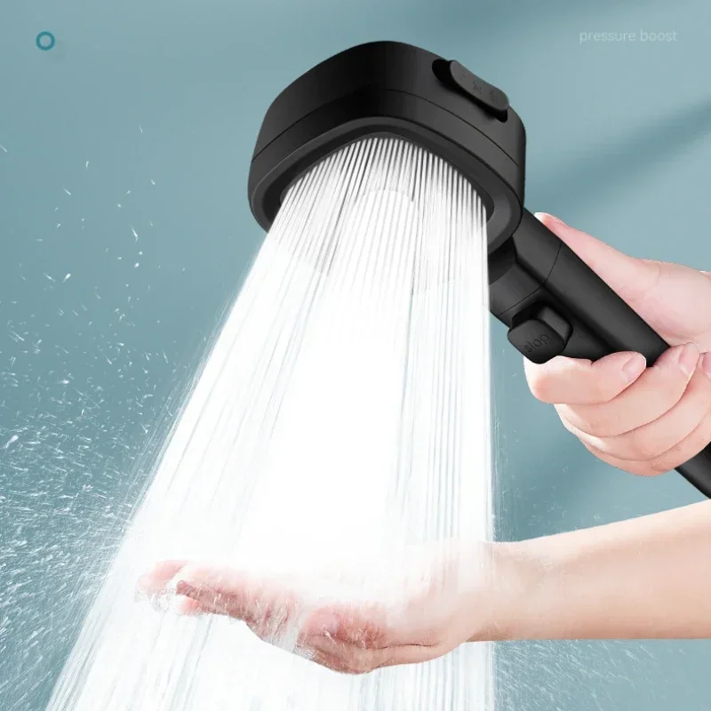 High Pressure Shower Head Water Saving 3 Modes Shower Heads Adjustable…