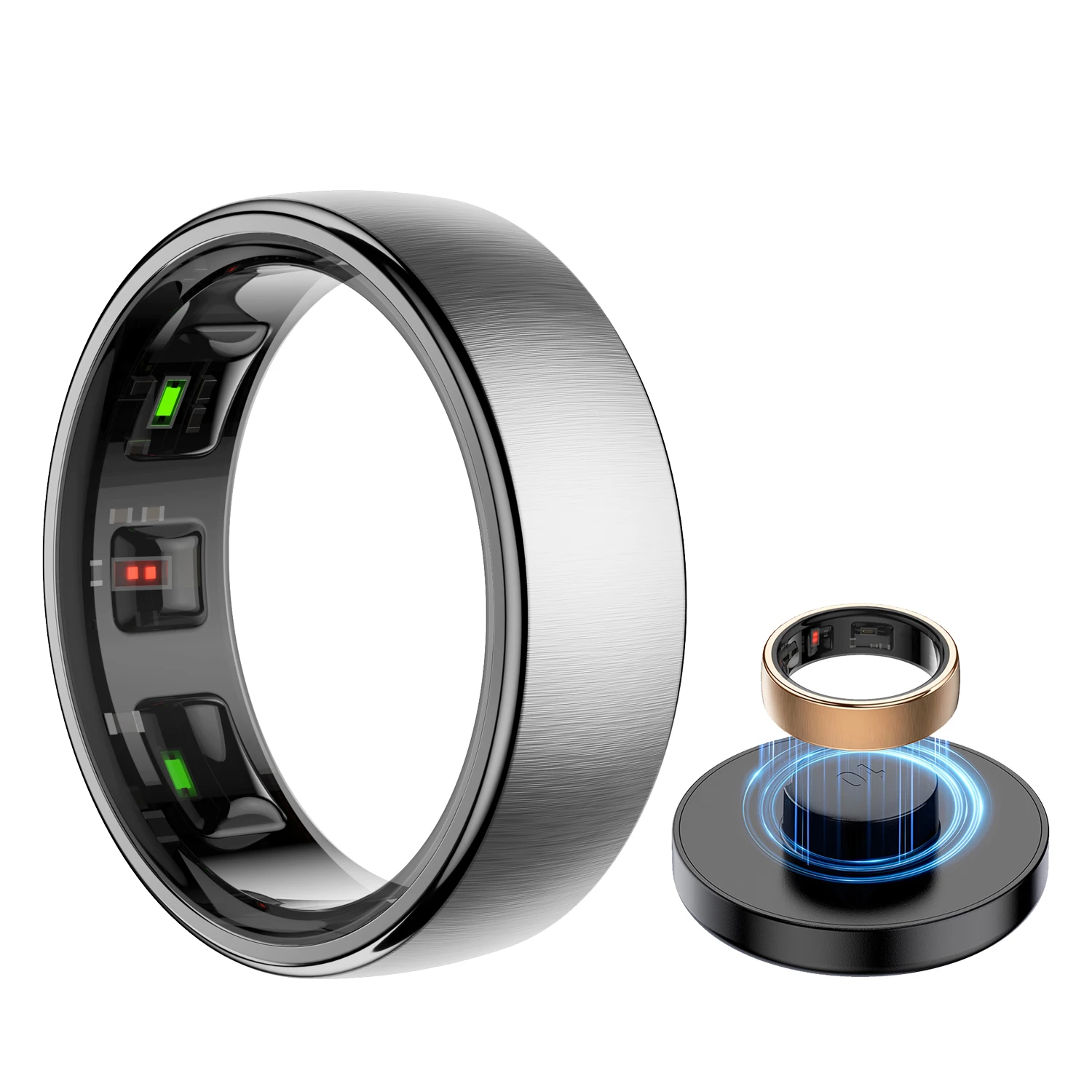 Uhoofit R10 Smart Ring with Charging Dock Men Women Health Sleep Heart Rate…