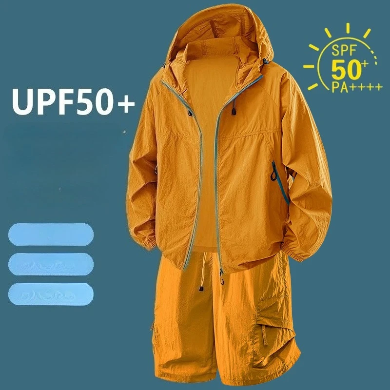 Fitness Jacket Quick Drying Breathable Sets UPF50+ Sun Protection Tracksuit…