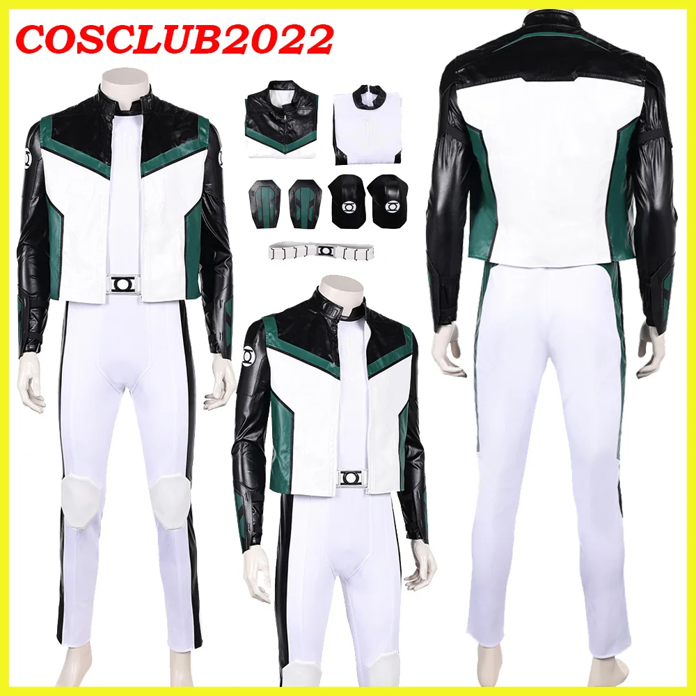 Men Guy Cosplay Clothing Jumpsuit Coat Belt Wristband Movie Roleplay Costume…