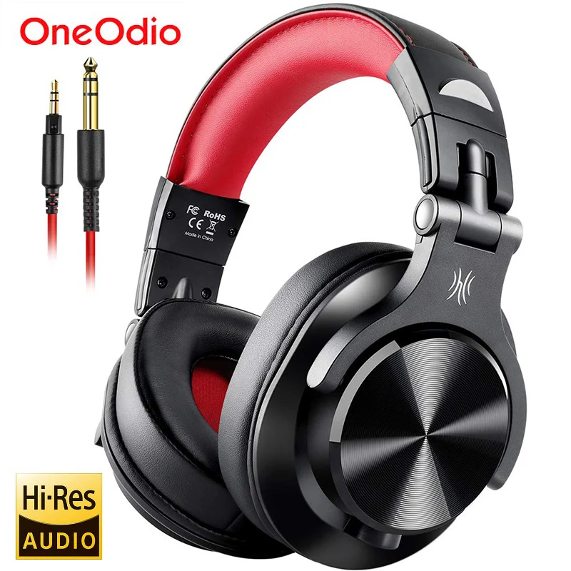 Oneodio A71 Wired over Ear HiFi Headphones with Mic Studio DJ Headphone…