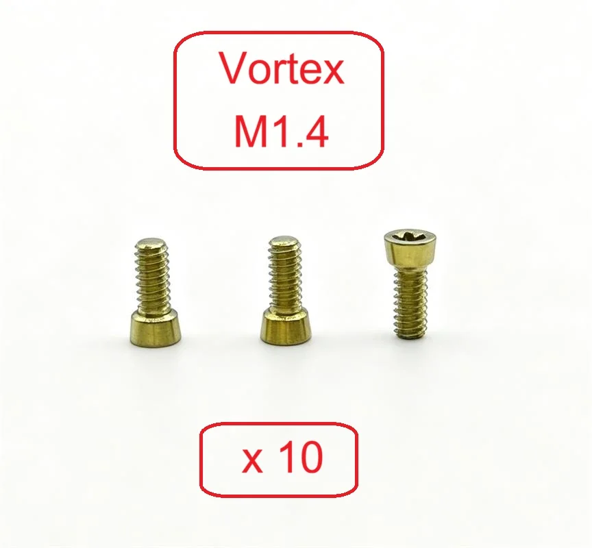 10Pcs Compatible Vortex Screw M1.4 MUA Screw Dental Implant Titanium Multi…