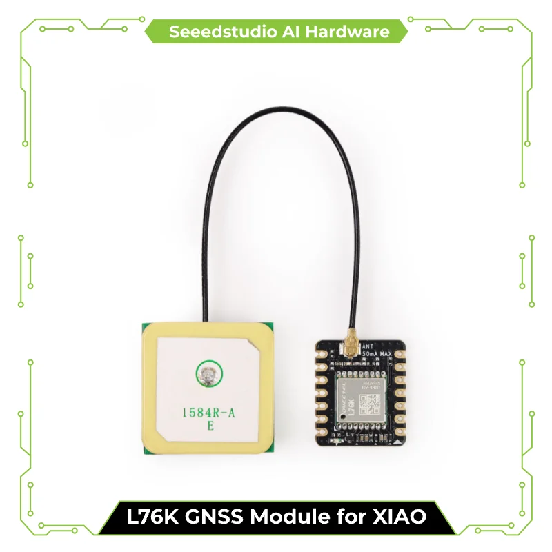 L76K GPS GNSS Module for XIAO, High Precision Multi-GNSS Receiver with…