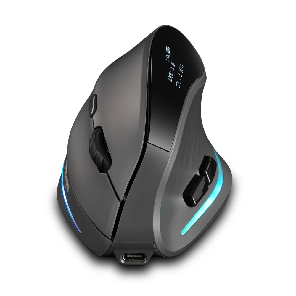 Lefon 2.4G Ergonomic Wireless Mouse Rechargeable Vertical Mouse Gaming Mice…