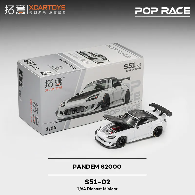XCARTOYS 1/64 POP RACE POPRACE Pandem S2000 Car Alloy Motor Vehicle Diecast…
