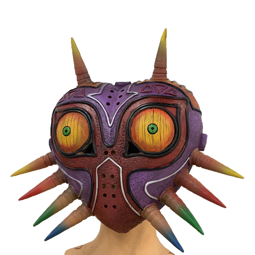 Majora's Mask of Zelda Scary Realistic Face Mask Halloween Cosplay Costume…