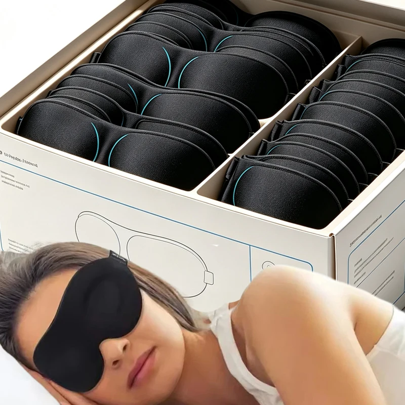 Sleeping Mask Eyepatch Blindfold Light Travel Eye Mask for 3D Sleeping Mask…