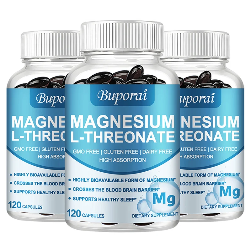 Magnesium L Threonate - Focus and Memory Enhancer, Supports Nerve Function…