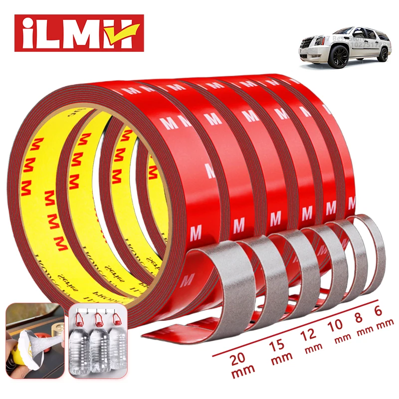 iLMH Extra Strong Double Sided Tape Adhesive Car Special Tear off Without…