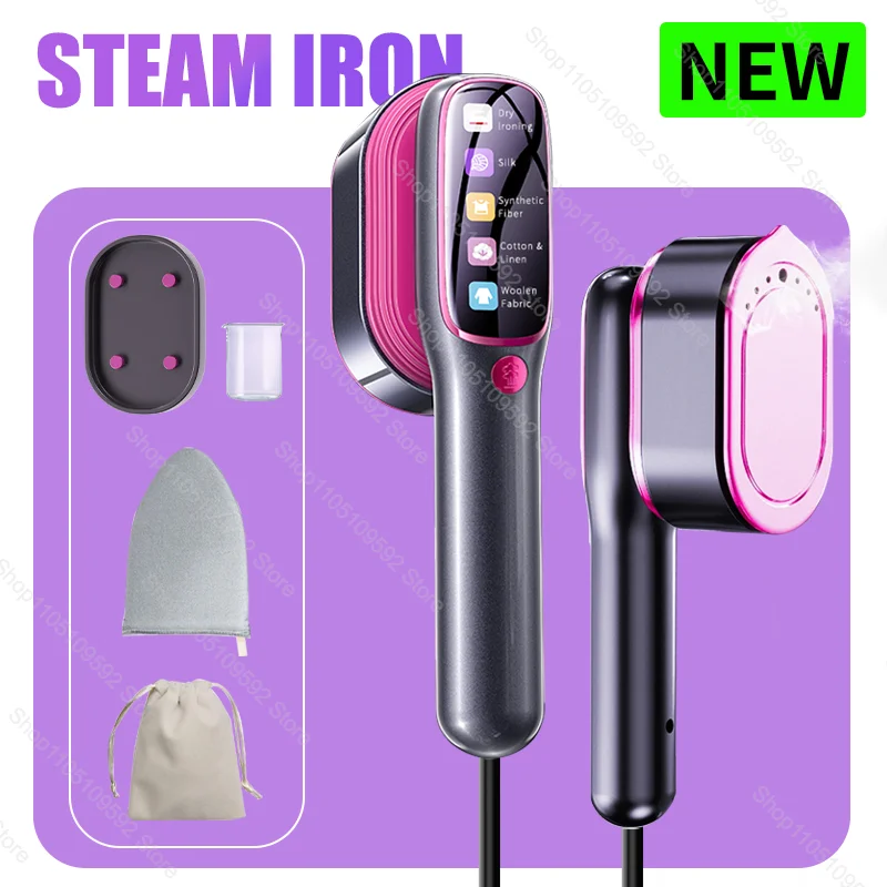 Handheld Steam Iron Garment Steamers Ironing Multi Functional Machine Travel…