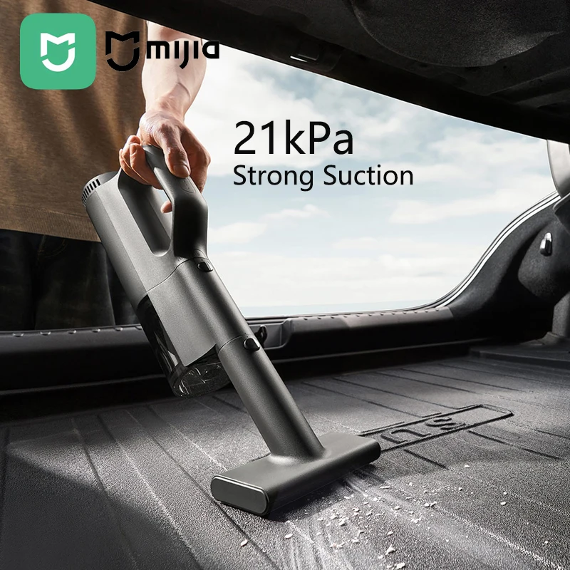 Mijia Car Vacuum Cleaner 21kPa Suction Type-C Charging 5-Stage Filtration…
