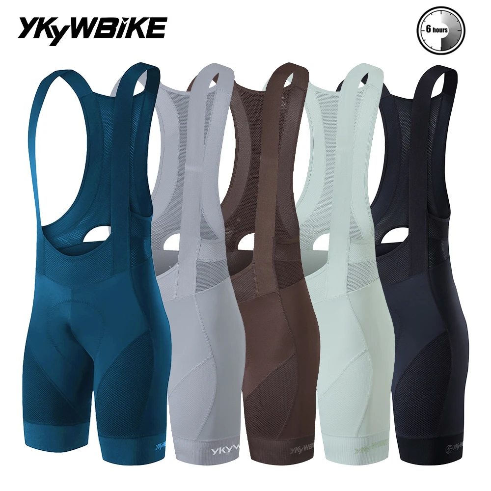 YKYWBIKE Men's Cycling Bib Shorts Road Bike Bibs Bicycle Tights Cycling MTB…