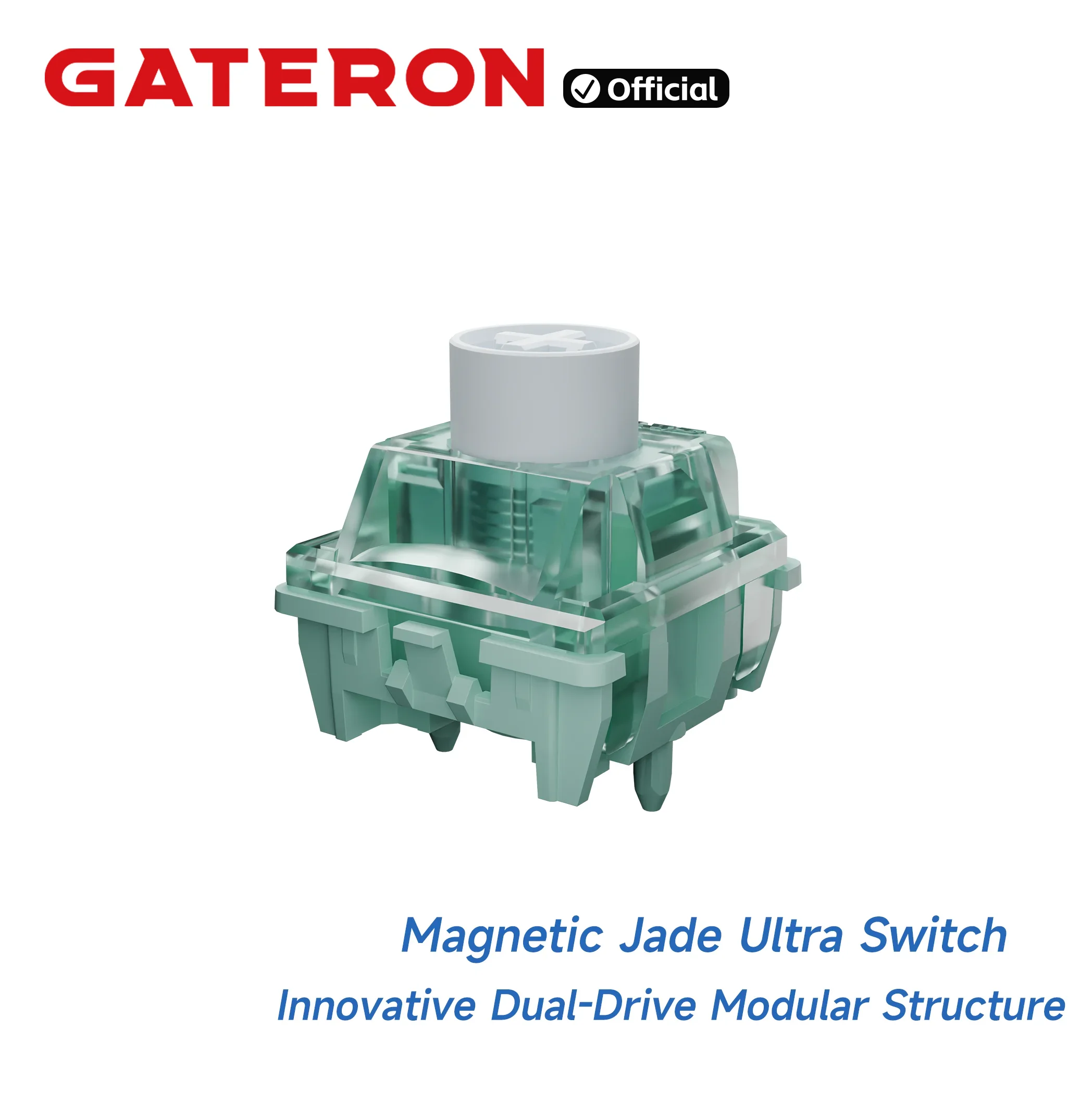 GATERON Magnetic Jade Ultra Switch, Linear, Freely Setting Pre-Travel, HE…