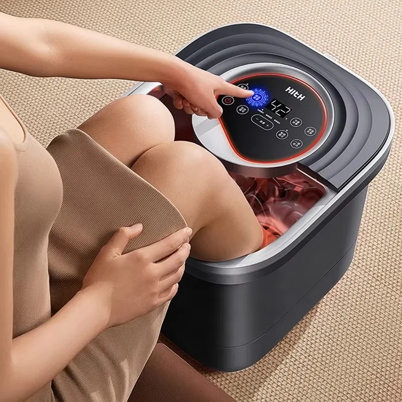 Portable Electric Foot Massager with LCD Screen 5 Smart Modes and Bath…
