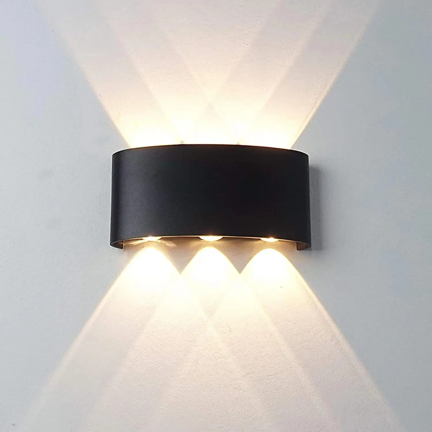 LED Wall Sconces Modern Indoor Outdoor Lamp, White Up Down Wall Mount Lights…