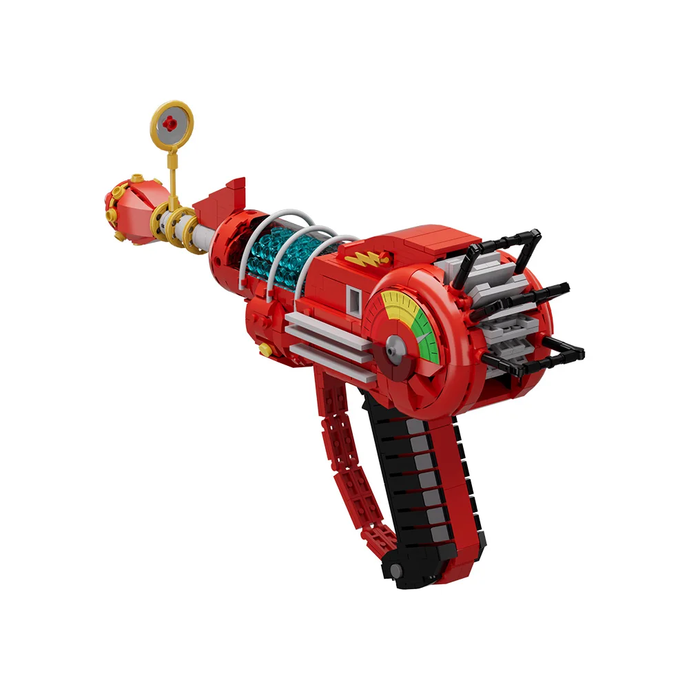 Gorbicks MOC Red Call of Duty Ray Gun Model Bricks DIY Game Building Blocks…