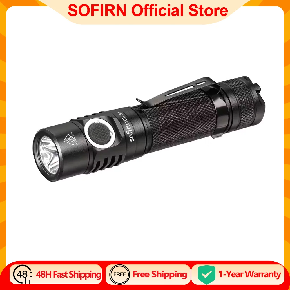 Sofirn SC31 Pro Powerful 2000LM 18650 Flashlight SST40 5V/2A Portable…