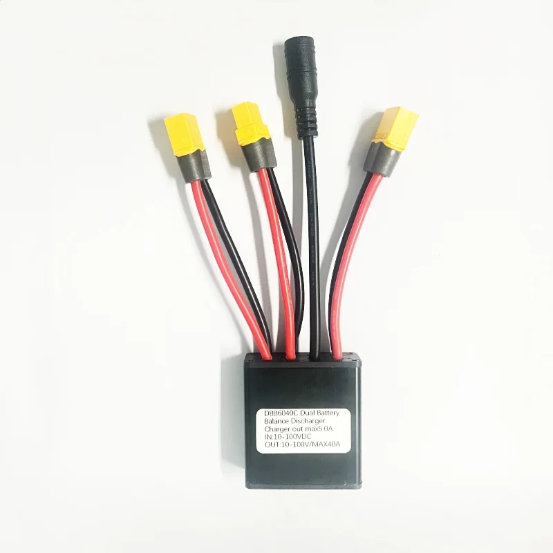 Dual Battery Discharge Converter, Simultaneous Connection Adapter, Balanced…