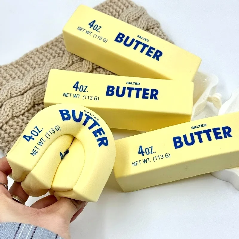 3-Piece/2-Piece/1-Piece Set of Ultra-Soft Butter-Shaped Slow-Rebound Sensory…