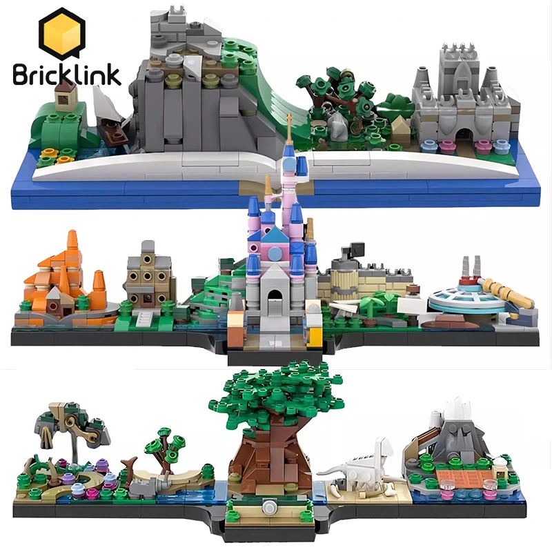 Bricklink Ideas MOC Fairy Tale Princess Series Anime Skyline Architecture…