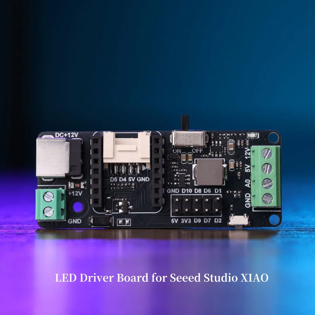 Seeed Studio LED Driver Board for Seeed Studio XIAO, Supporting 5V and 12V…
