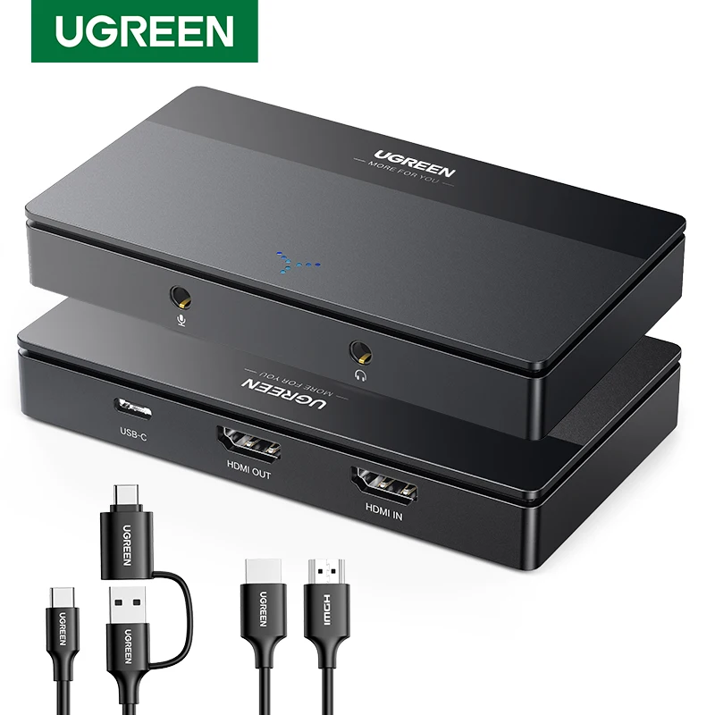 UGREEN HDMI Video Capture Card 4K60Hz HDMI to USB/Type-C Video Grabber Box…