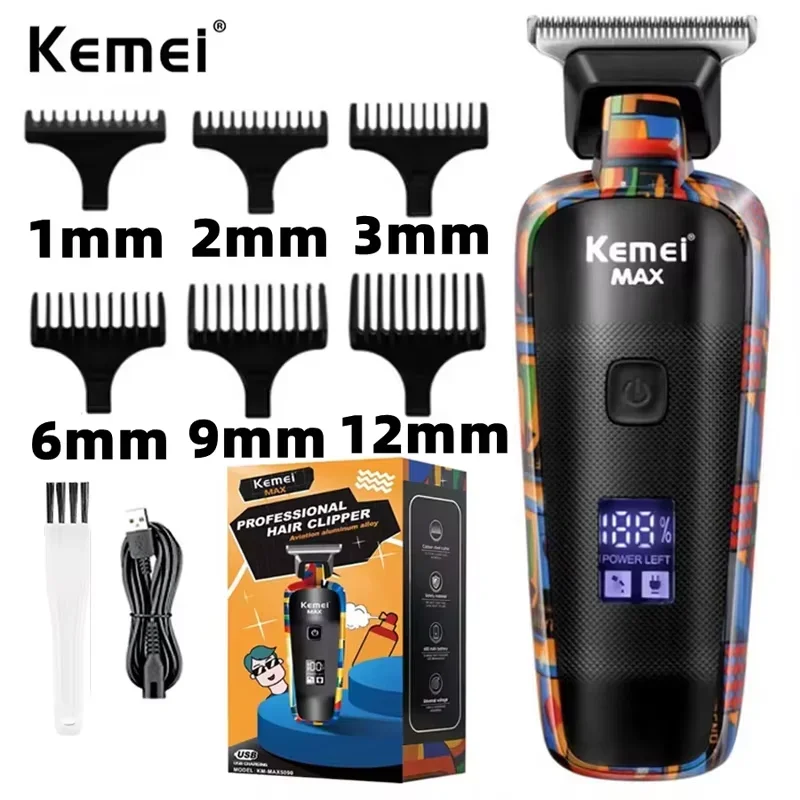 Kemei KM-MAX5090 Electric Hair Clipper Multifunctional Home Hair Trimmer…