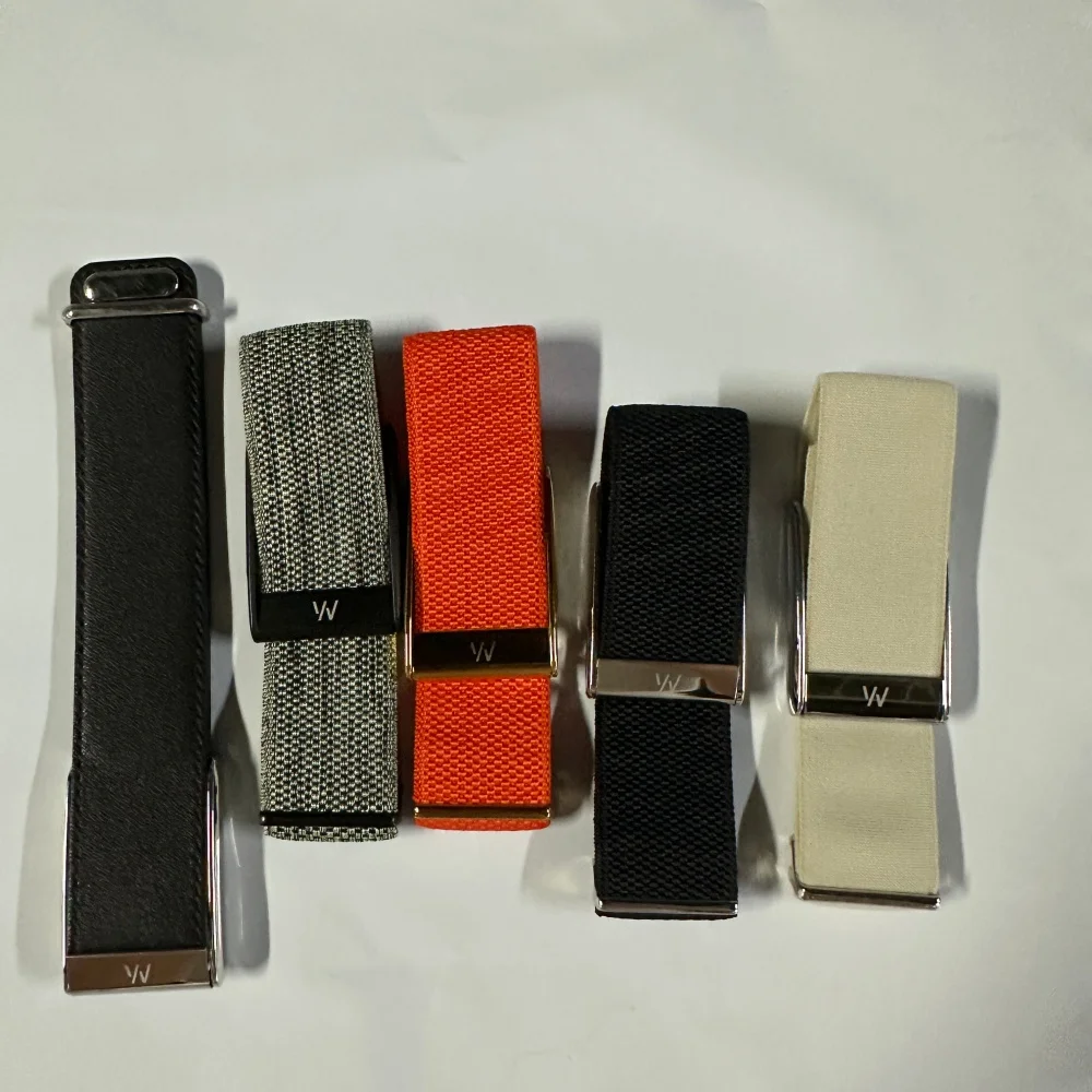 for Whoop 5.0 Mg Wristband Strap Band W Logo Leather Nylon Woven Elastic…