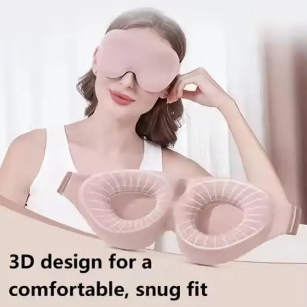 3D Night Sleep Eye Mask Breathable for Sleeping Soft Mask Block Out Light…