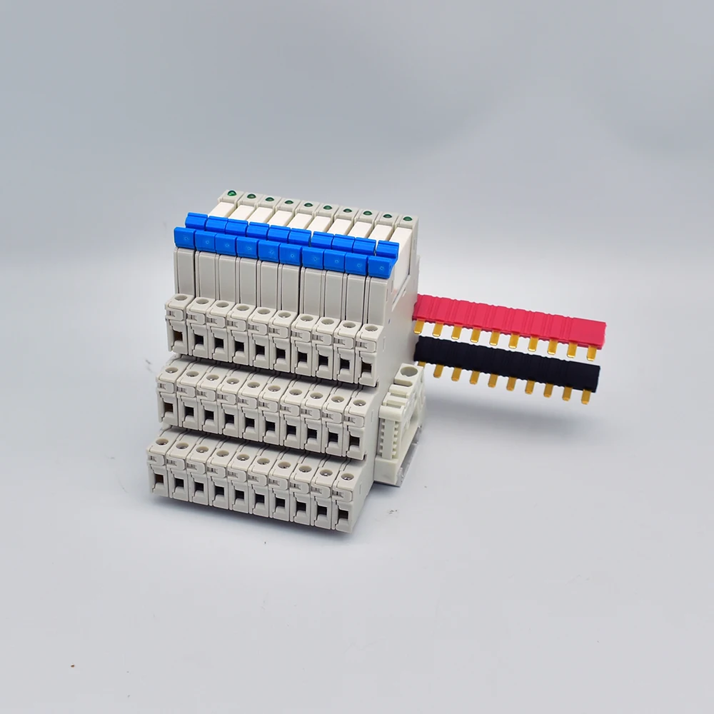 10PCS Ultra Slim Relays with LED 6A, DIN Rail Mount, 41F-5-C2, 41F-12-C2…