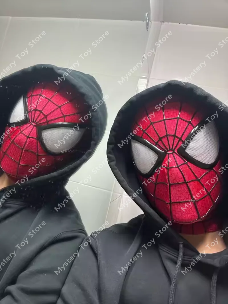 New Handmade Spiderman 2 Movie Accuracy Garfield Version Cosplay Mask Peter…