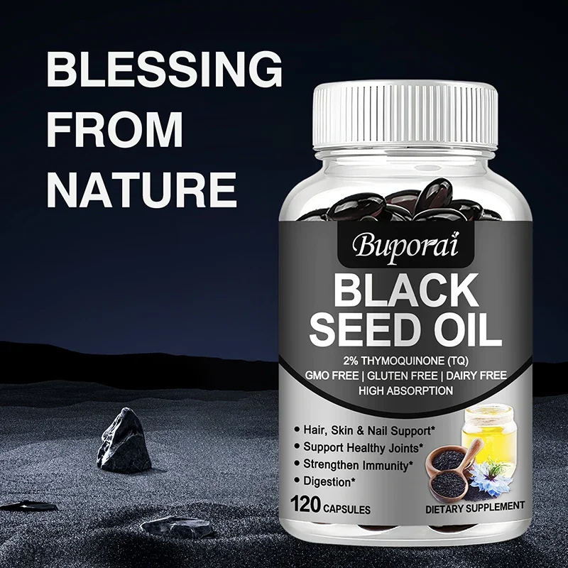 Black Seed Oil - Supports Immune, Joint, Digestive, Hair, Skin Health…