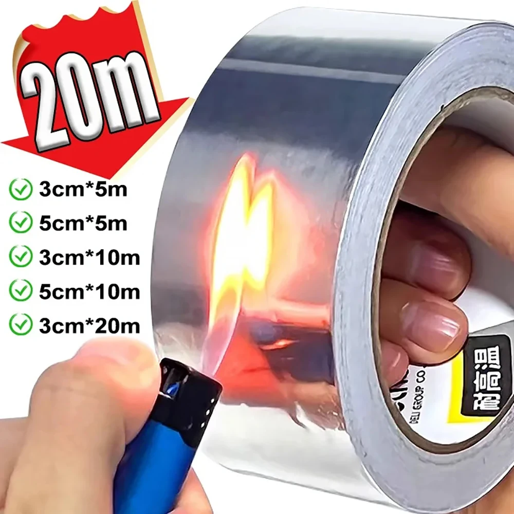 Aluminum Foil High-Temperature Tape Cooktop Self-Adhesive Greaseproof…