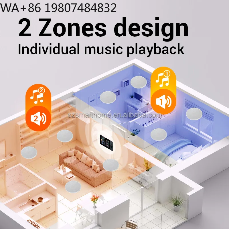 7 Inch 8-Channel Zigbee3.0 Gateway Smart Home Panel Wi-Fi Music Center Home…