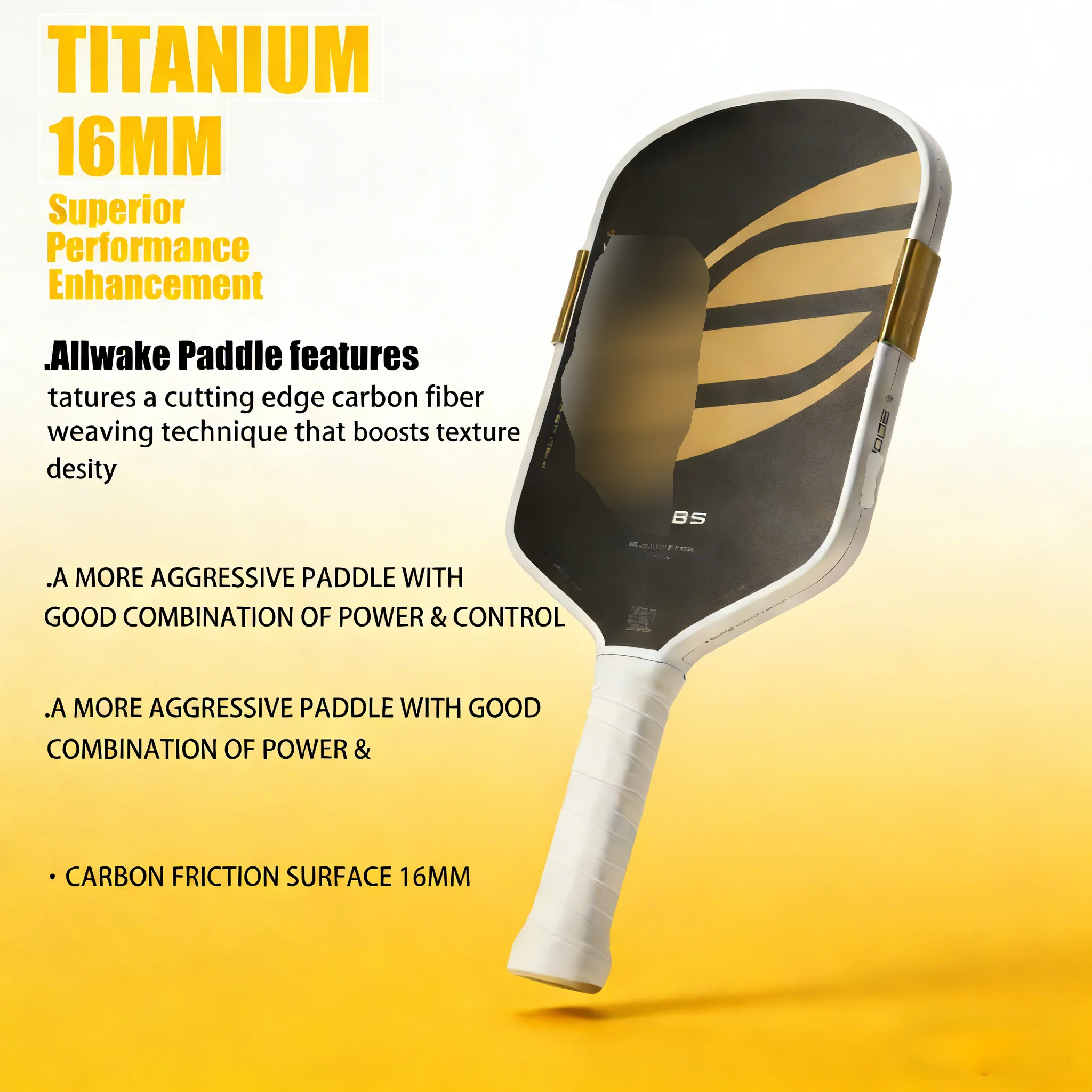 Boom Core Pickleball Paddle EPP Material, Power & Explosive Hits, Great Feel…