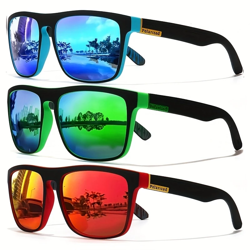 Fashion Vintage Square Polarized Sunglasses Men Women Driving Fishing Luxury…