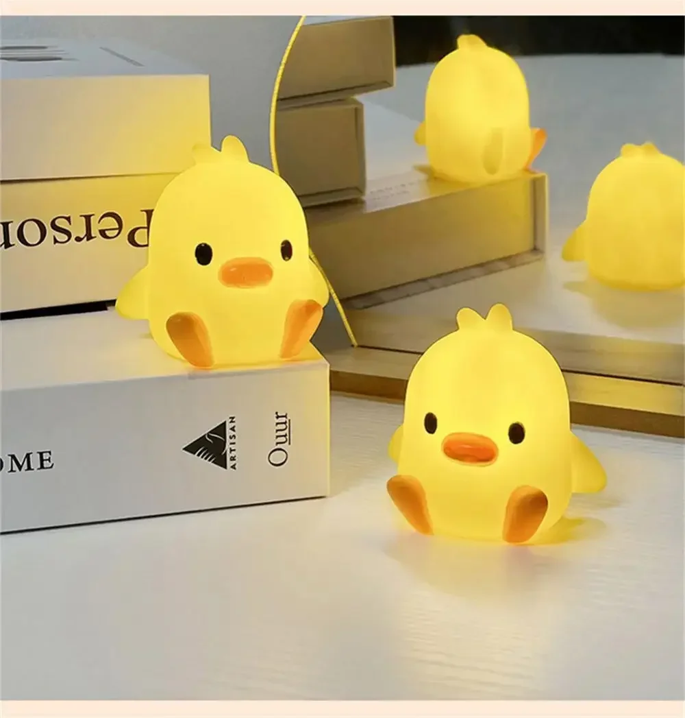 Duck Night Light Bedroom Decoration Cute Cartoon Animal Night Light Christmas…