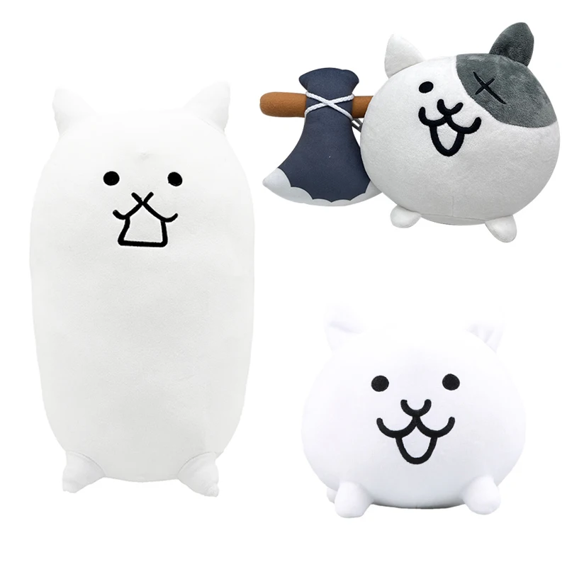 Cartoon the Battle Cats Plush Doll Nyanko Great War Stuffed Toy Soft Animal…